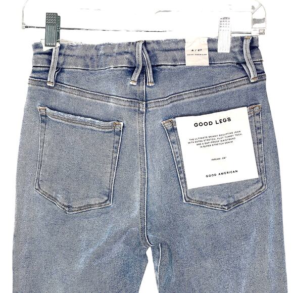 Good American Good Legs Jeans Size 4 / 27 NEW - Picture 4 of 12